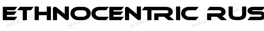 Ethnocentric RUS LAT字体转换